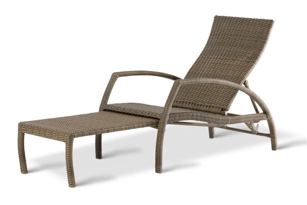 Liegestuhl Rattan